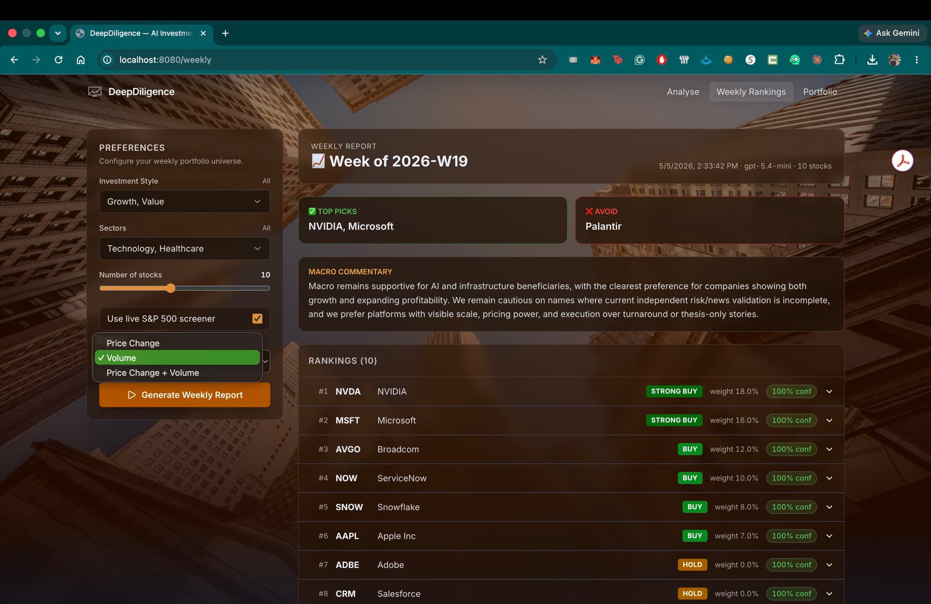 DeepDiligence screenshot 4
