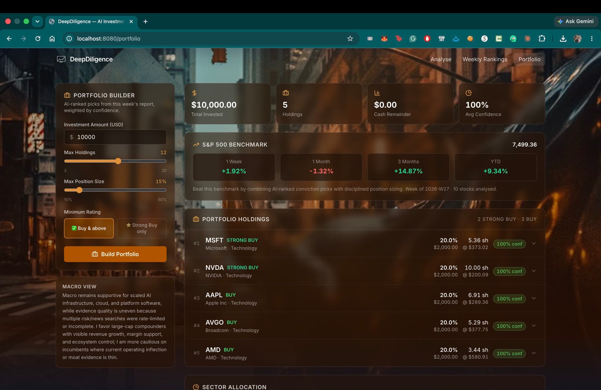 DeepDiligence screenshot 5