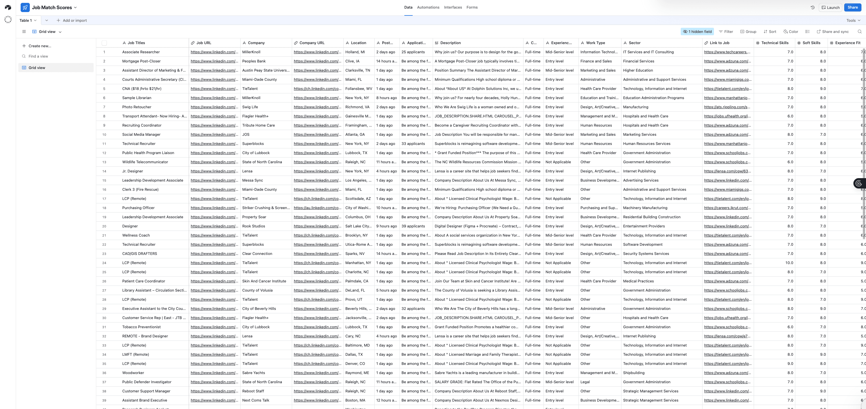 Job Listings Tracker screenshot 2