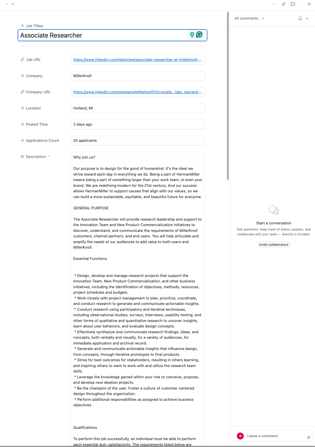 Job Listings Tracker screenshot 3