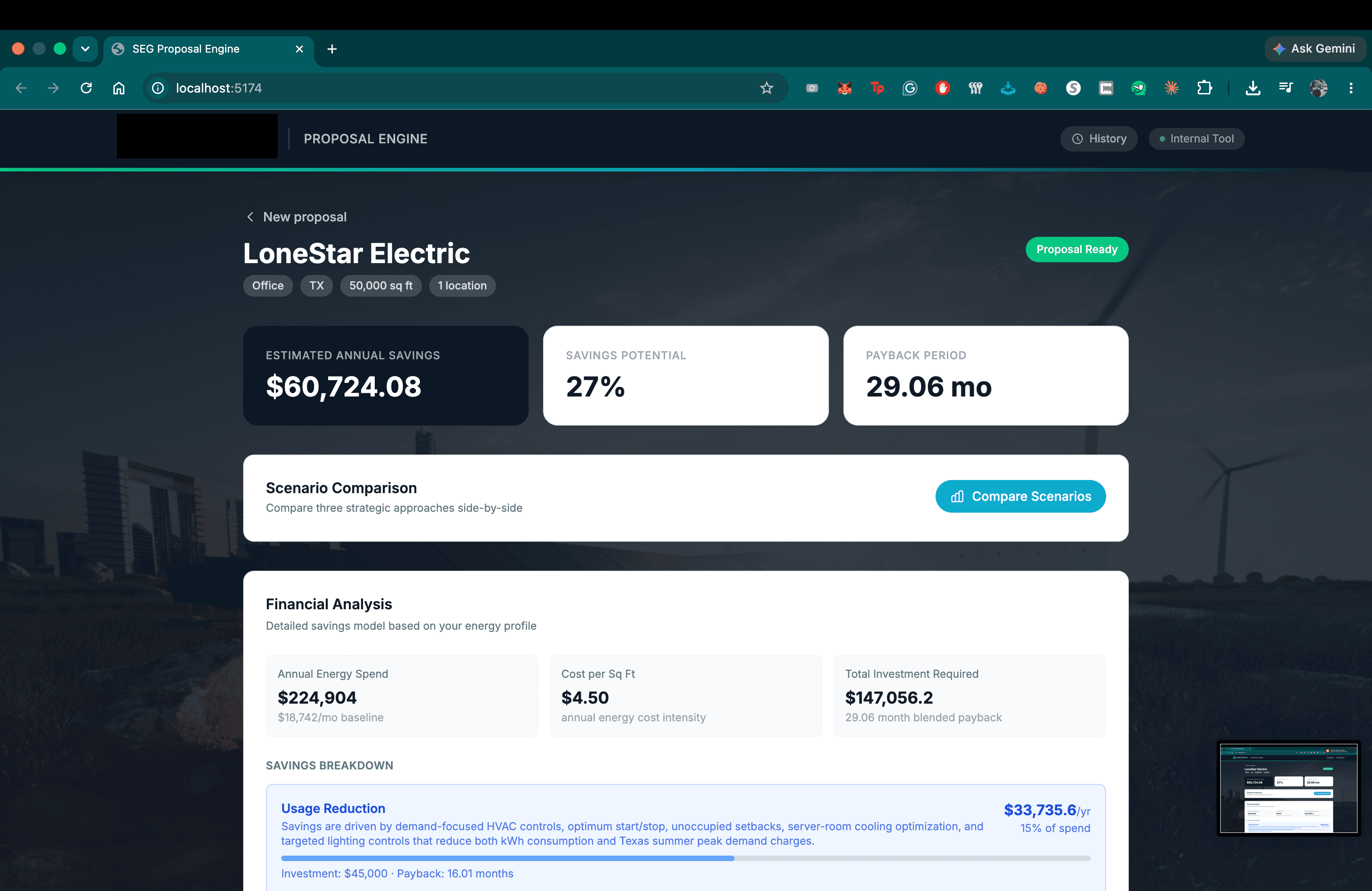 Lead Generator Proposal Engine screenshot 2
